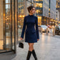 Costanza Tailored Mini Dress on model