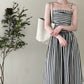 Marina Striped Maxi Dress