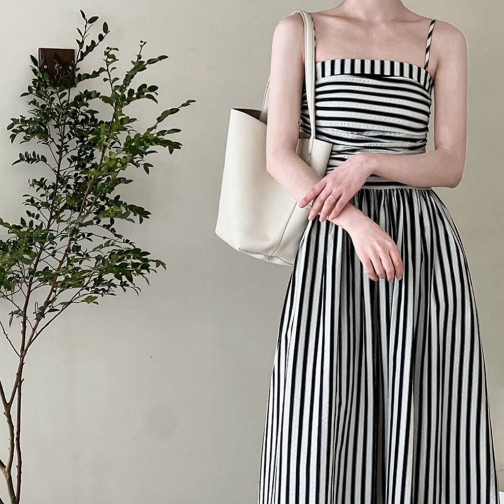 Marina Striped Maxi Dress — Oli Amore