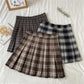 Mirabella Pleated Plaid Skirt