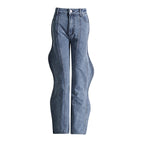 Corinna High Waist Asymmetric Wide Leg Jeans
