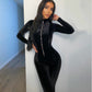 Cosima Velvet Catsuit Jumpsuit