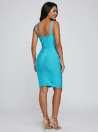 Dahlia Bandage Cocktail Dress on model