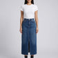 Donata Denim Midi Skirt on model