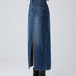 Donata Denim Midi Skirt on model