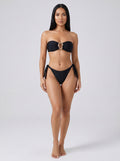 Donatella Bandeau Bikini on model