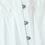 Iride corset peplum top