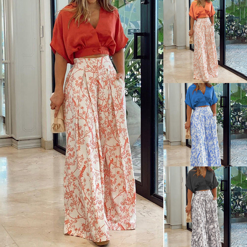Solana Wrap Top & Palazzo Set