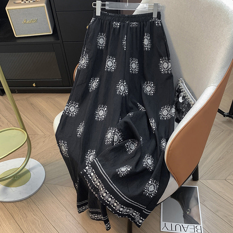 Marcella Boho Wide-Leg Pants