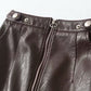 Dafne Faux Leather Mini Skirt