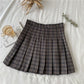 Mirabella Pleated Plaid Skirt