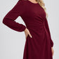 Eleonora Ruched Midi Dress on model