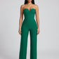 Elettra Strapless Bandage Jumpsuit on model