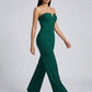 Elettra Strapless Bandage Jumpsuit on model