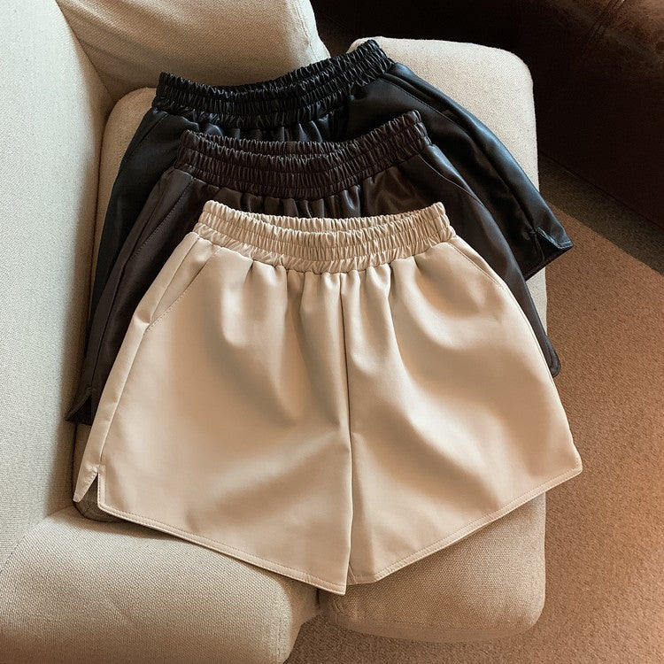 Fabia Faux Leather Short