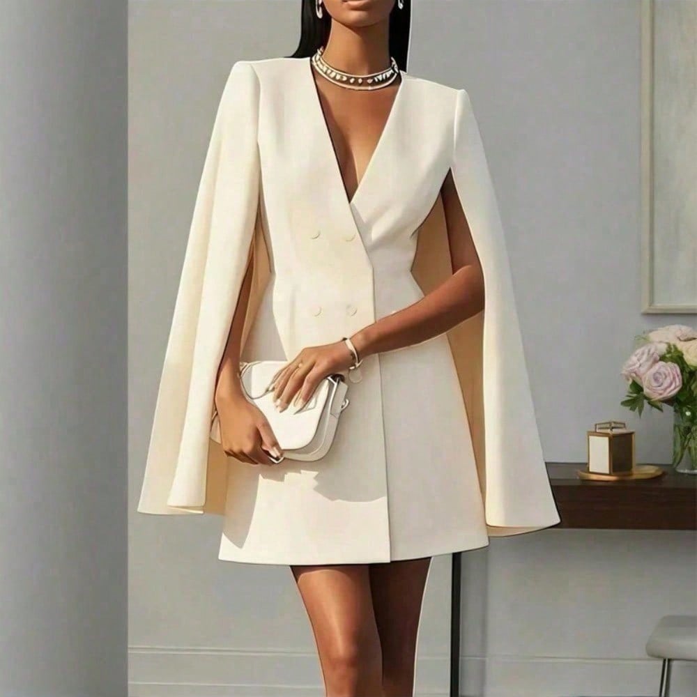 Norma cape blazer mini