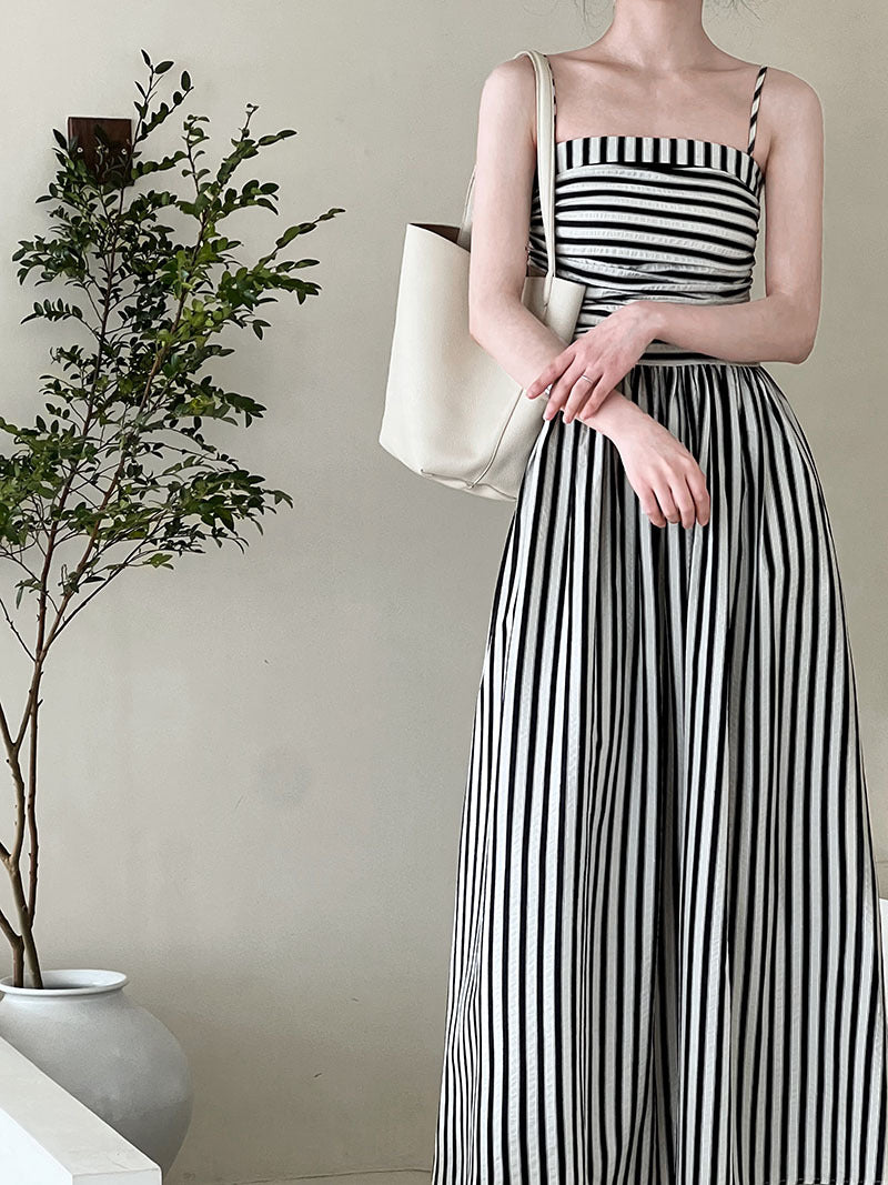 Marina Striped Maxi Dress