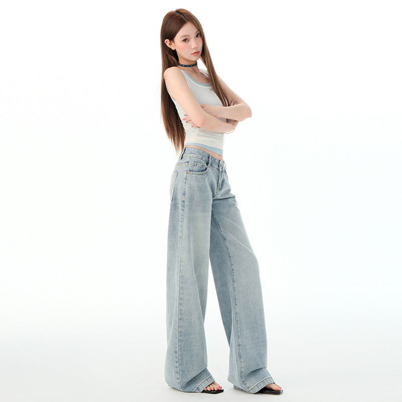 Vera Low-Rise Wide-Leg Jean
