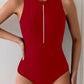 Cleo Zip-Front Swimsuit