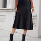 Serena Satin Bias Midi Skirt