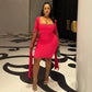 Rossana Cape Sleeve Bodycon Dress
