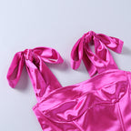 Berenice Satin Corset Bustier Top