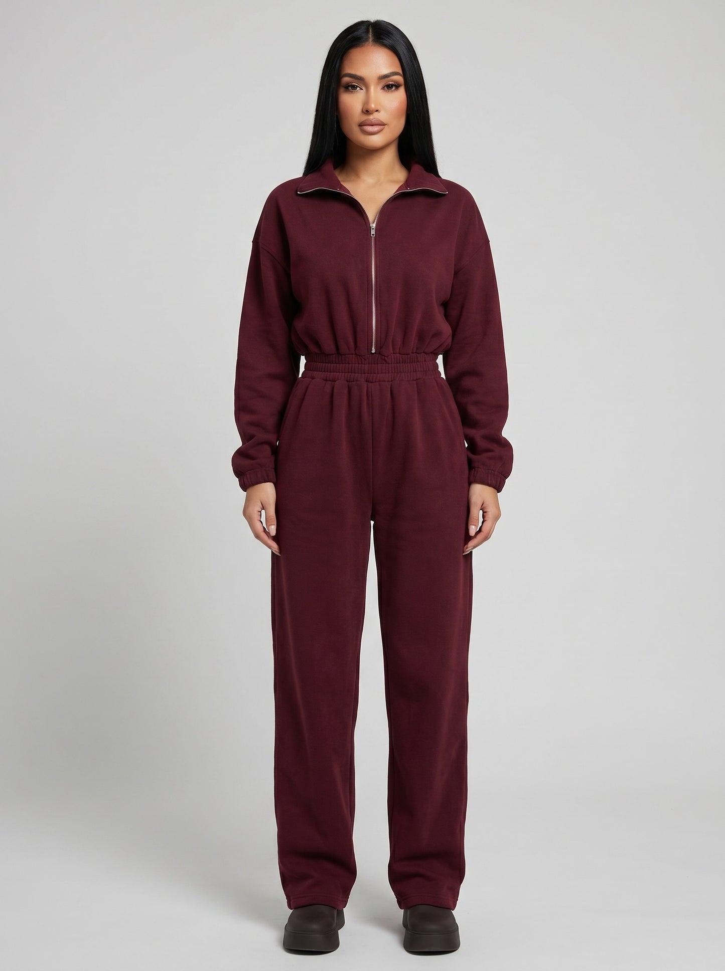 Federica Utility Boilersuit on model