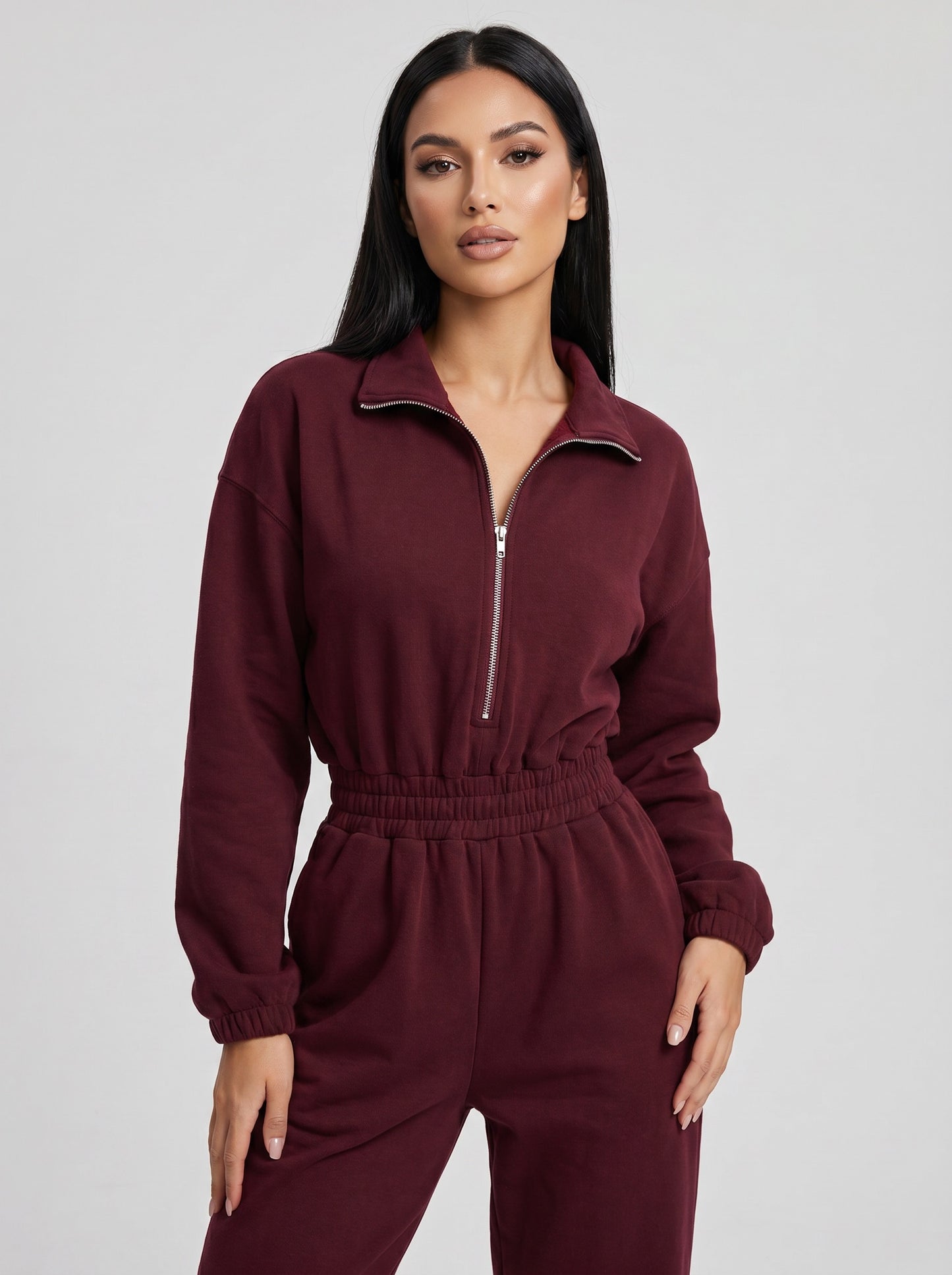 Federica Utility Boilersuit on model