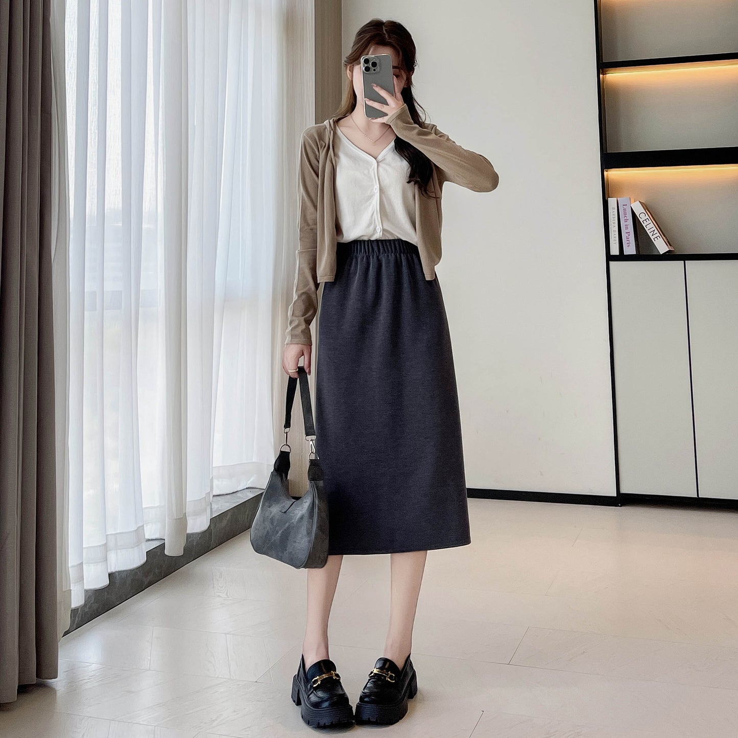 Nora Knit Midi Skirt