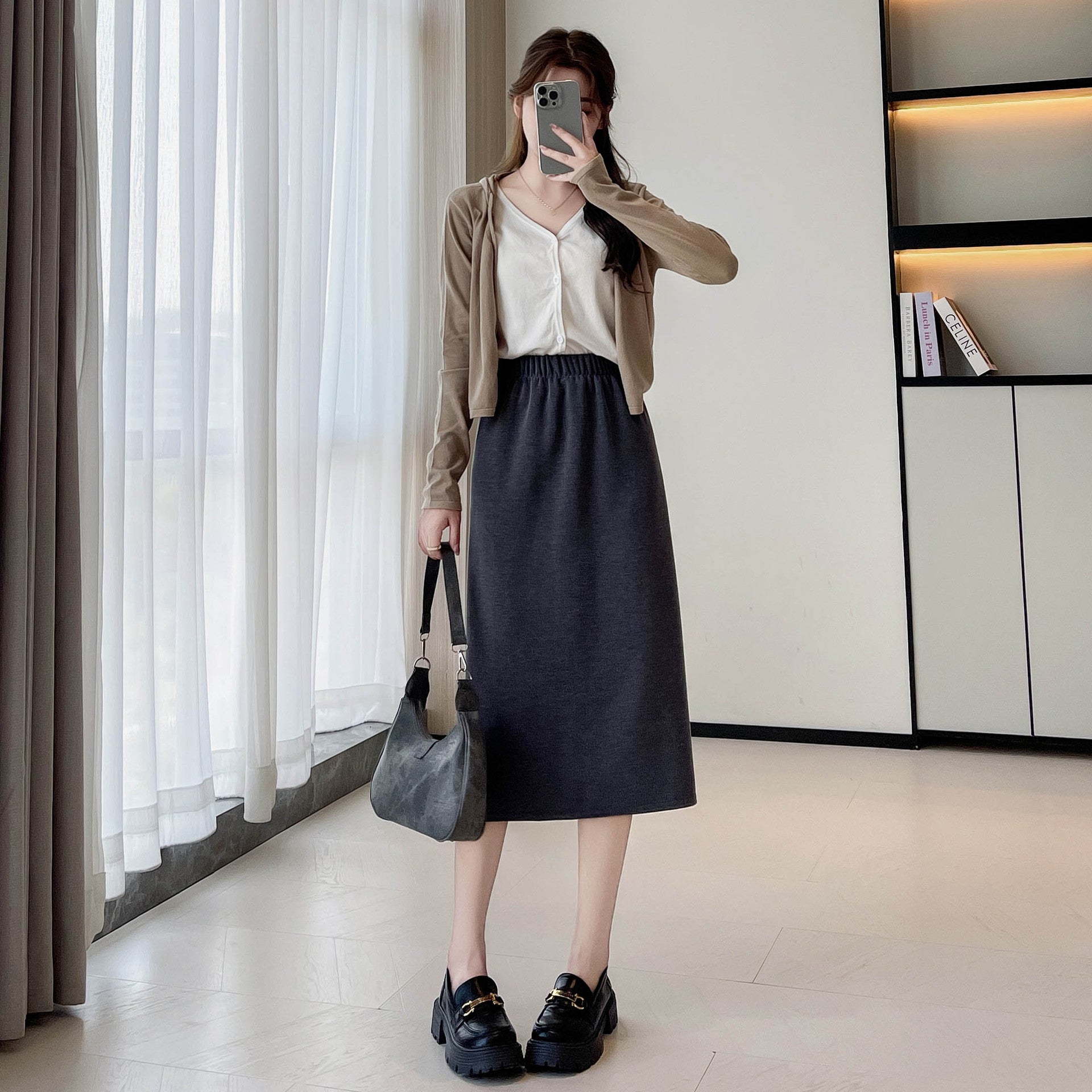 Nora Knit Midi Skirt — Oli Amore
