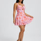 Fiorella Floral Mini Dress on model