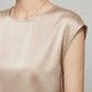 Fiorella Satin Shell Top on model