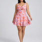 Fiorella Floral Mini Dress on model