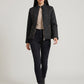 Flavia Quilted Barn Jacket on model