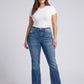 Giada High-Waist Flare Jeans on model