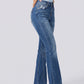 Giada High-Waist Flare Jeans on model