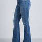 Giada High-Waist Flare Jeans on model
