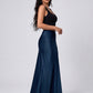Ilaria Satin Maxi Skirt on model