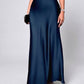 Ilaria Satin Maxi Skirt on model
