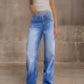 Indie 90s Wide-Leg Jeans on model
