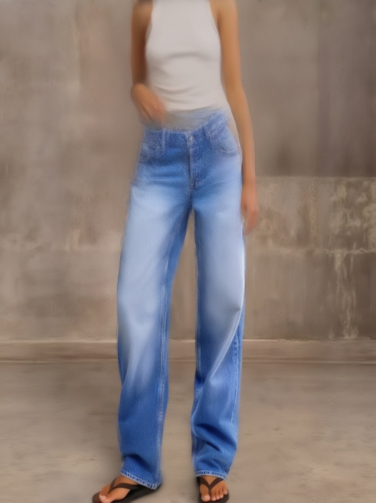 Indie 90s Wide-Leg Jeans on model