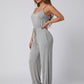 Lana Wide-Leg Lounge Jumpsuit on model