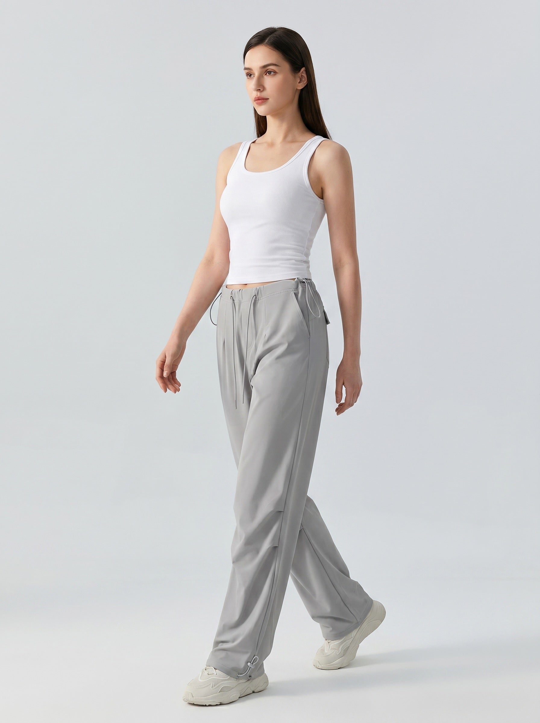 Lavinia Pleated Trouser on model