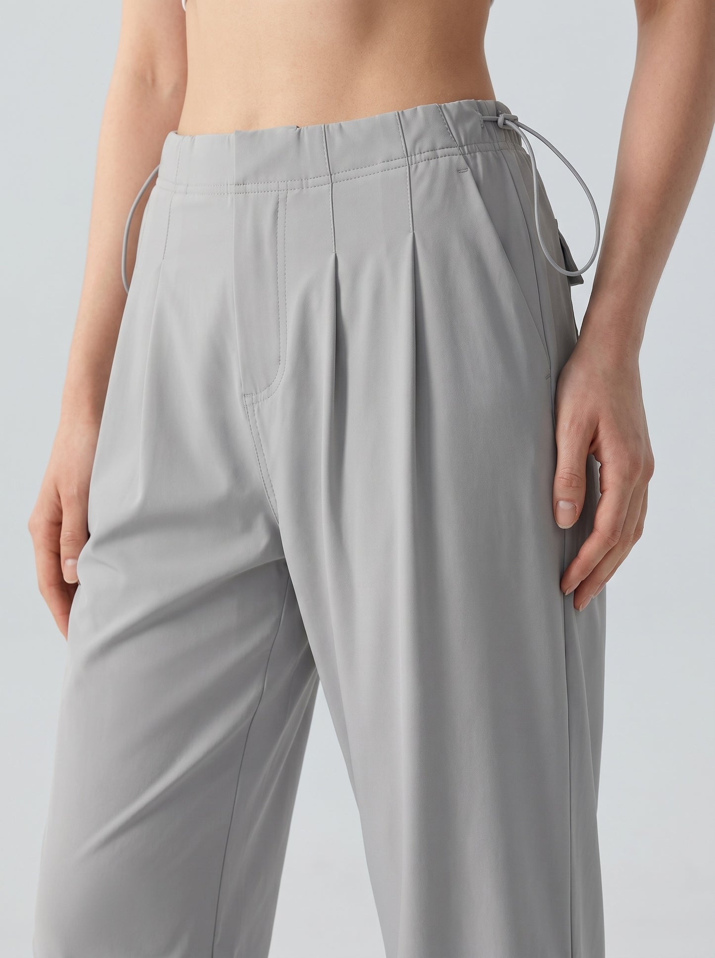 Lavinia Pleated Trouser on model
