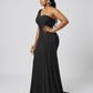 Liliana One-Shoulder Gown on model