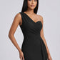 Liliana One-Shoulder Gown on model