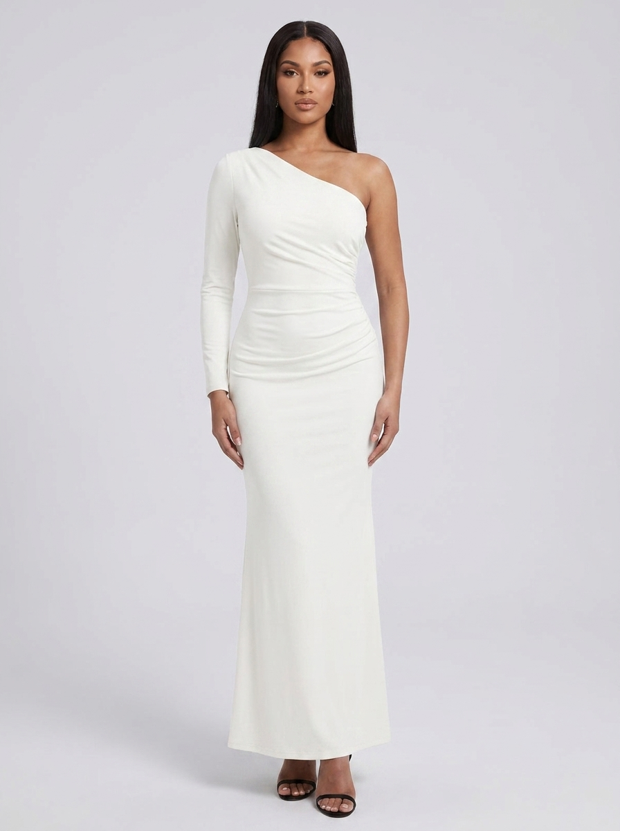 Liliana One-Shoulder Gown — Oli Amore