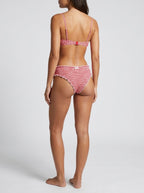 Luciana Gingham Underwire Bikini on model