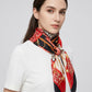 Lucrezia Silk Scarf on model