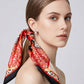 Lucrezia Silk Scarf on model
